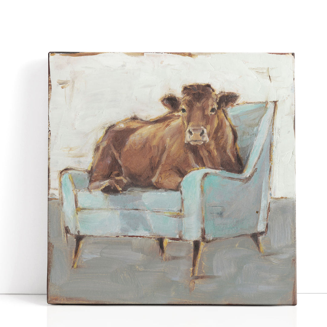 Moo-ving In IV - Canvas Print Wall Art