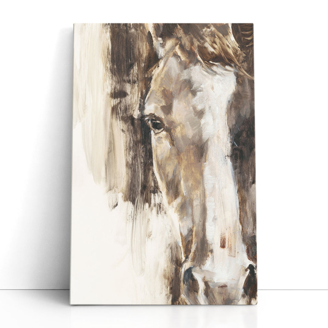 Cropped Equine Study I - Canvas Print Wall Art