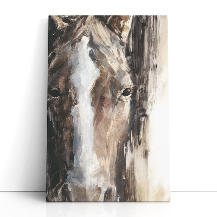 Cropped Equine Study II - Canvas Print Wall Art