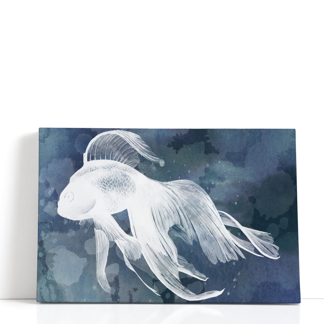 Indigo Fish I - Canvas Print Wall Art