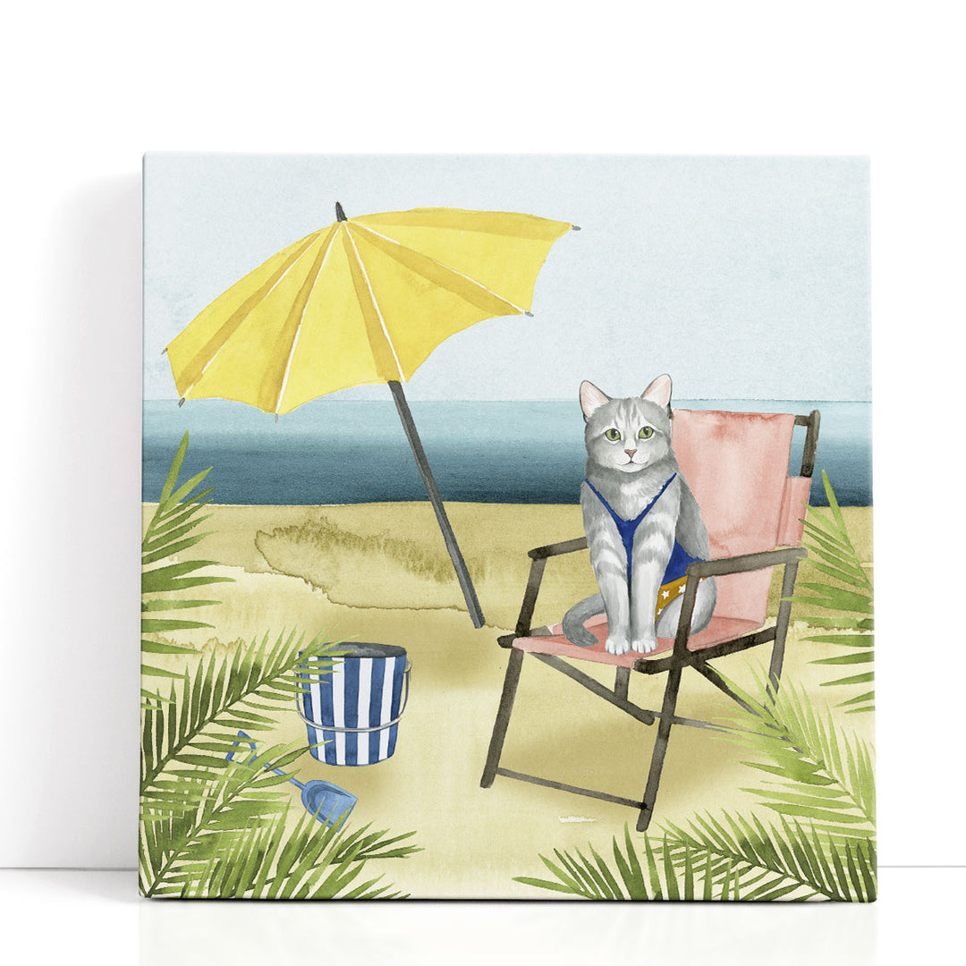 Coastal Kitties II - Canvas Print Wall Art
