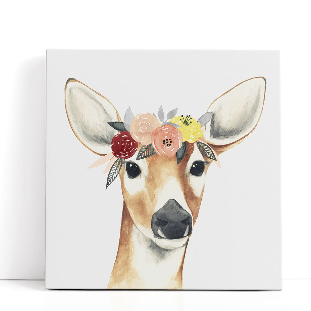 Flower Crown Forester I - Canvas Print Wall Art