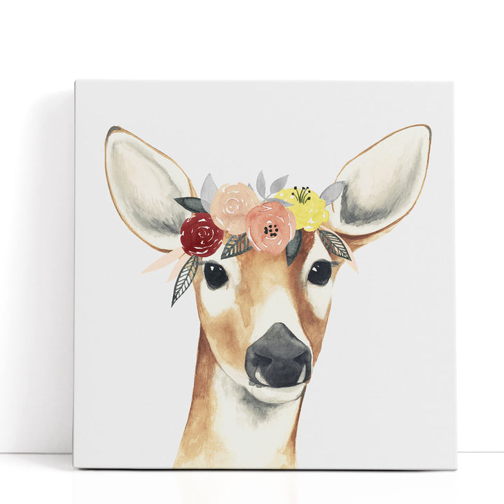Flower Crown Forester I - Canvas Print Wall Art