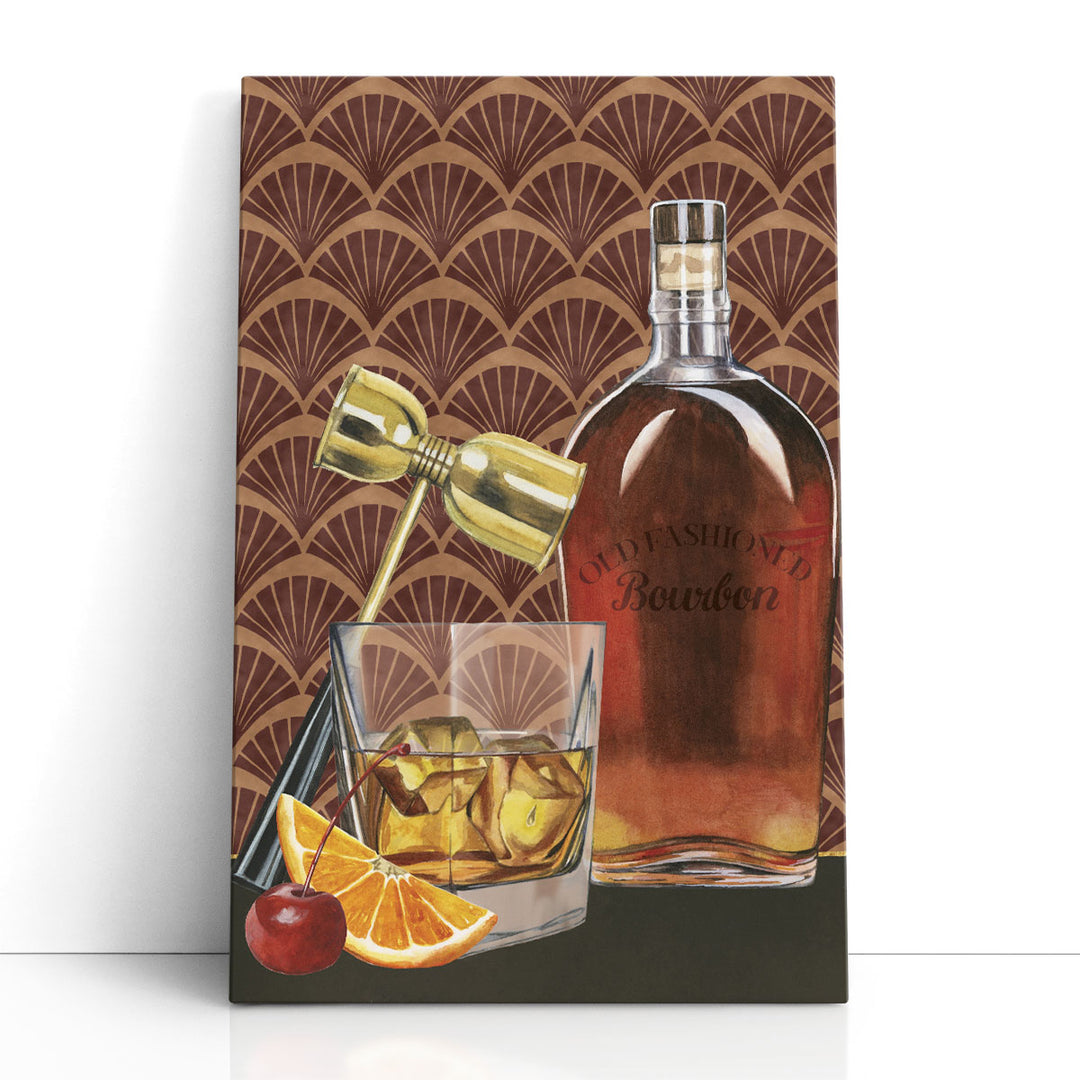 liquor bottle still life print