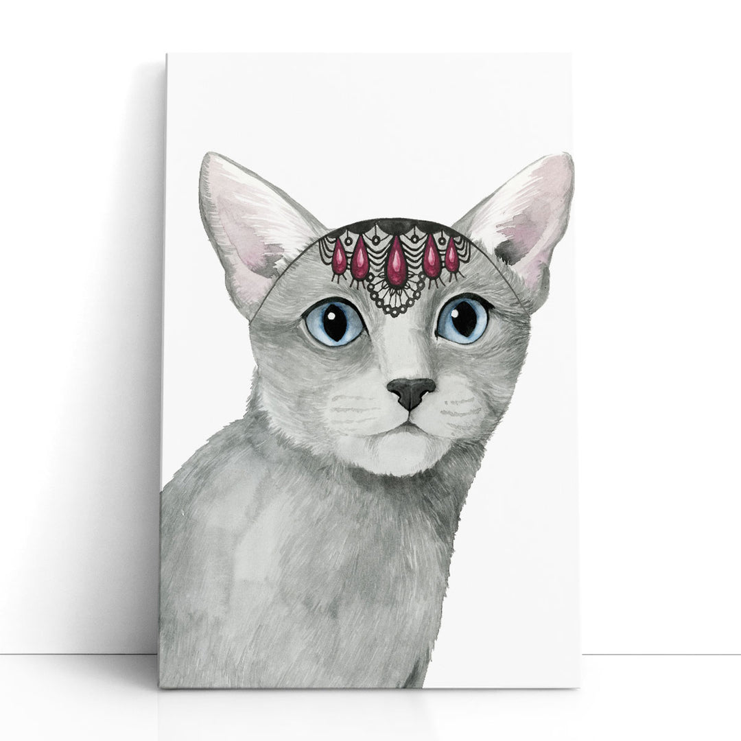Downton Cat I - Canvas Print Wall Art