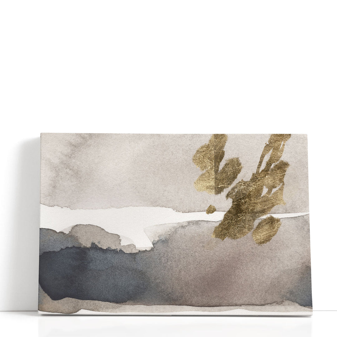 Watercolor with Gold II - Canvas Print Wall Art