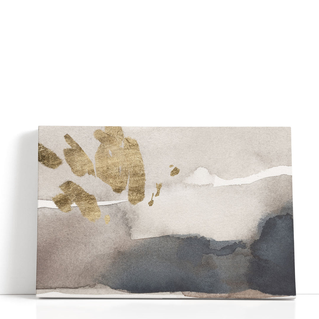 Watercolor with Gold III - Canvas Print Wall Art