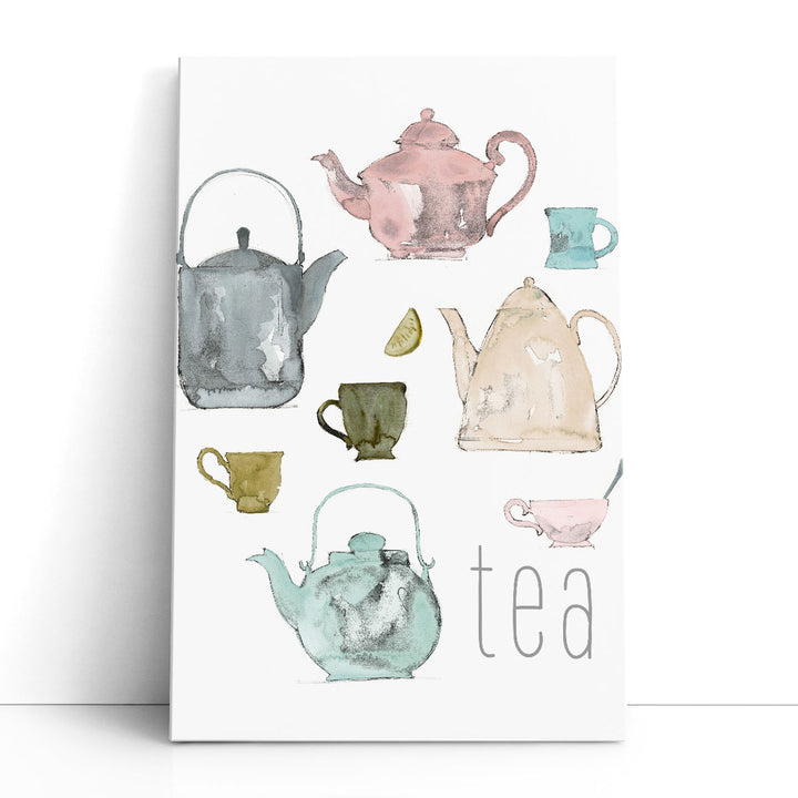 neutral artwork – tea typography design