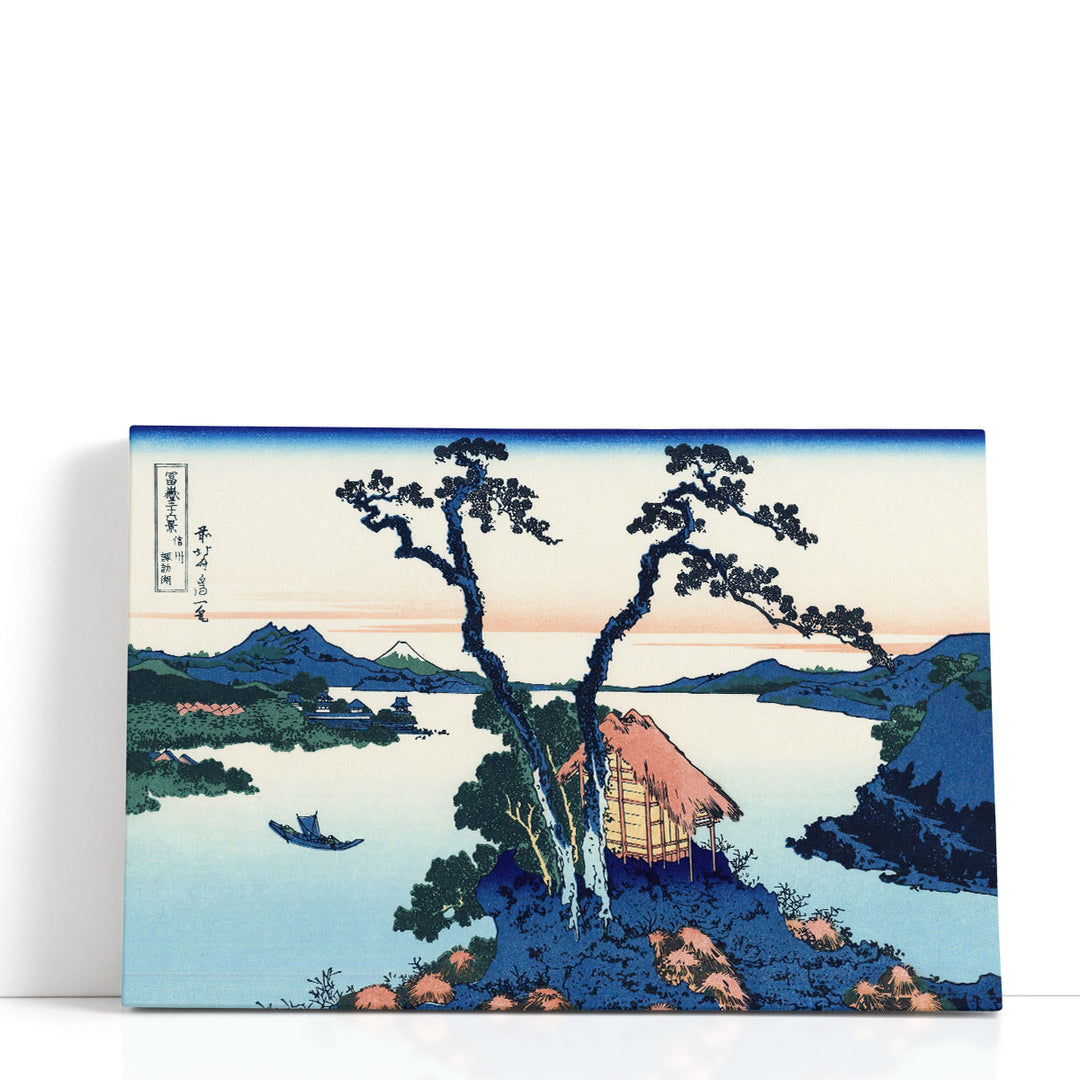 Lake Suwa In The Shinano Province, 1830 - Canvas Print Wall Art