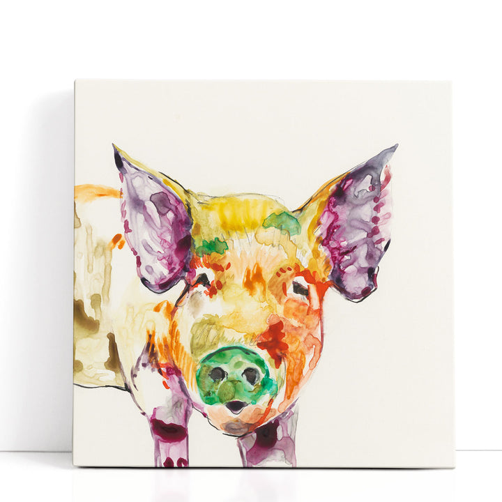 Hi Fi Farm Animals III - Canvas Print Wall Art