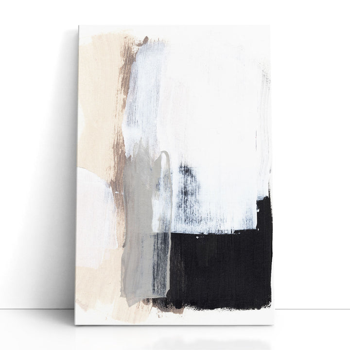 Black Mirror I Black and White - Canvas Print Wall Art