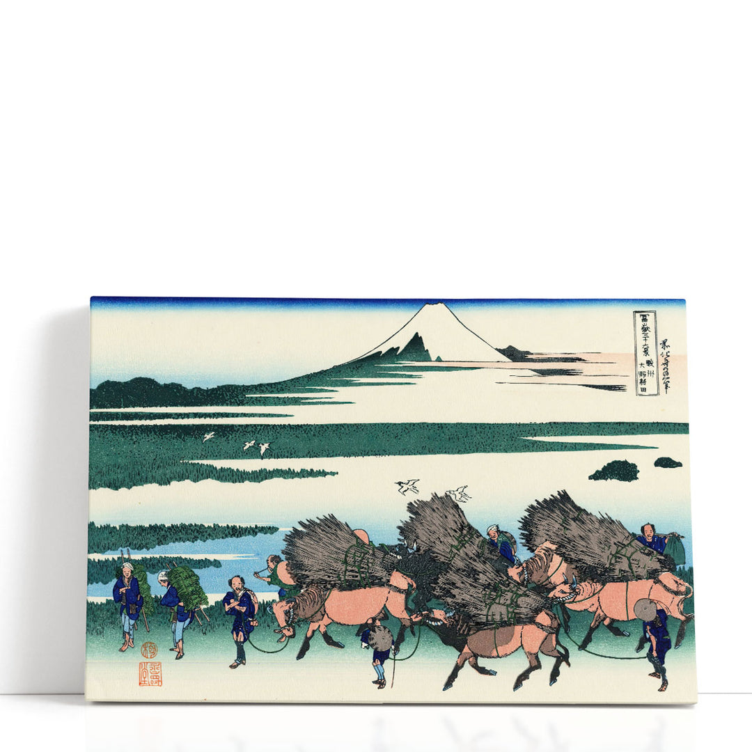 Classic mountain wall decor with snow-capped peaks