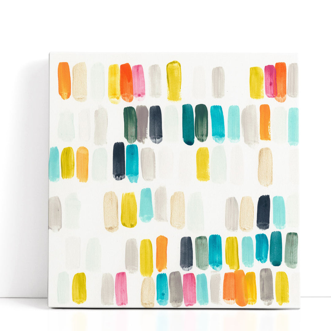 Bright Swatches I - Canvas Print Wall Art