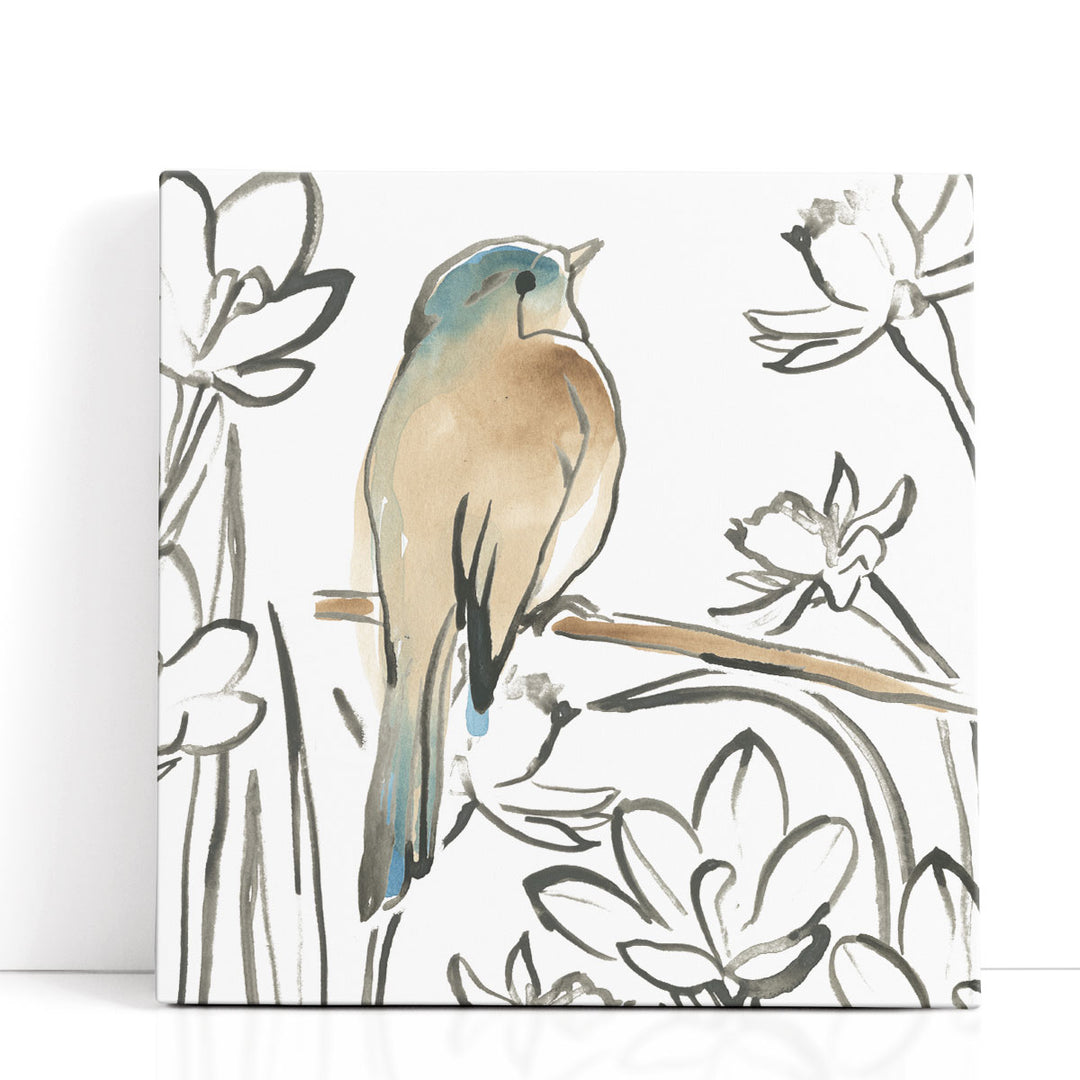 Songbird Meadow III - Canvas Print Wall Art