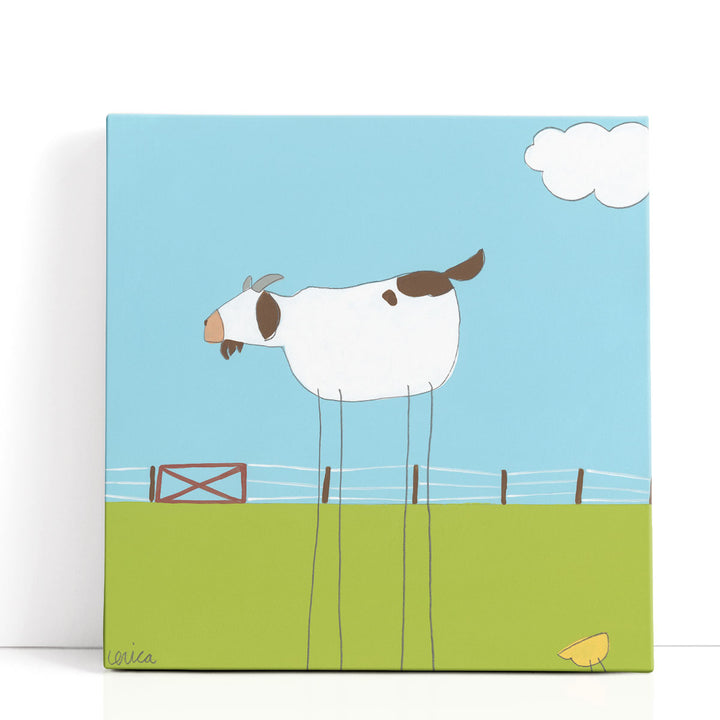 Stick-leg Goat II - Canvas Print Wall Art