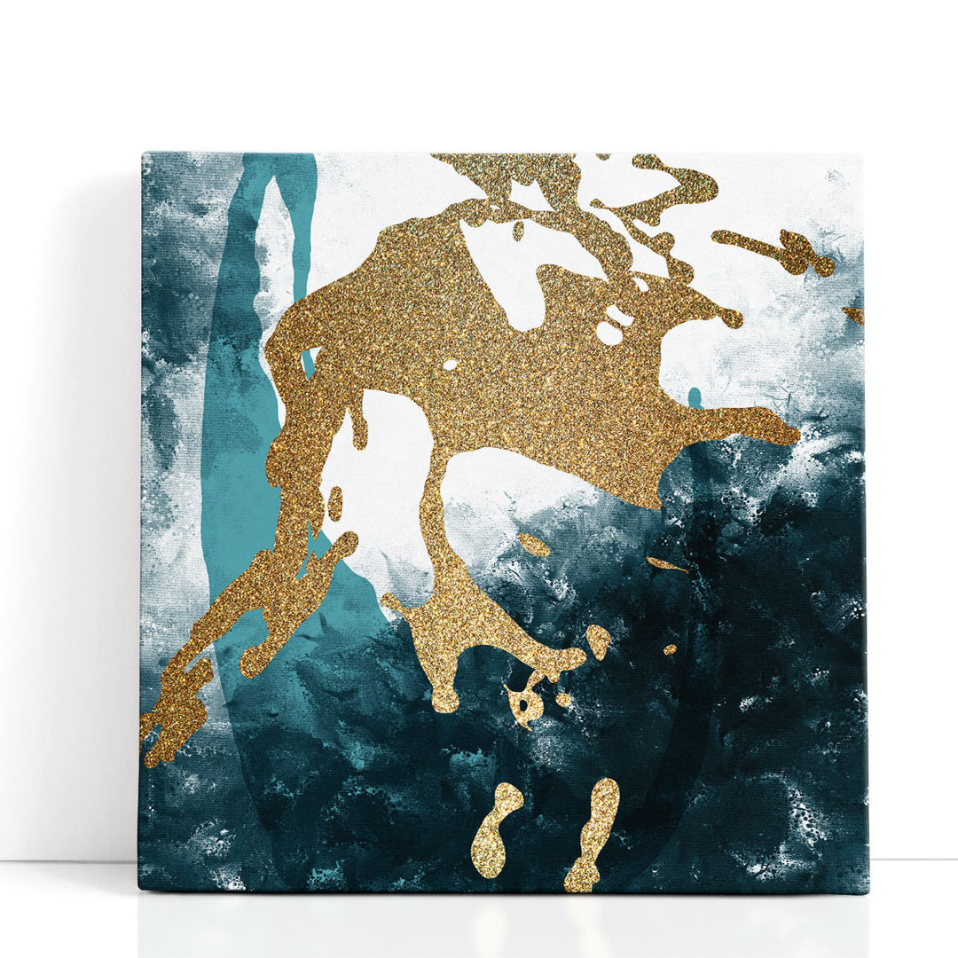 large abstract canvas art dramatic focal point