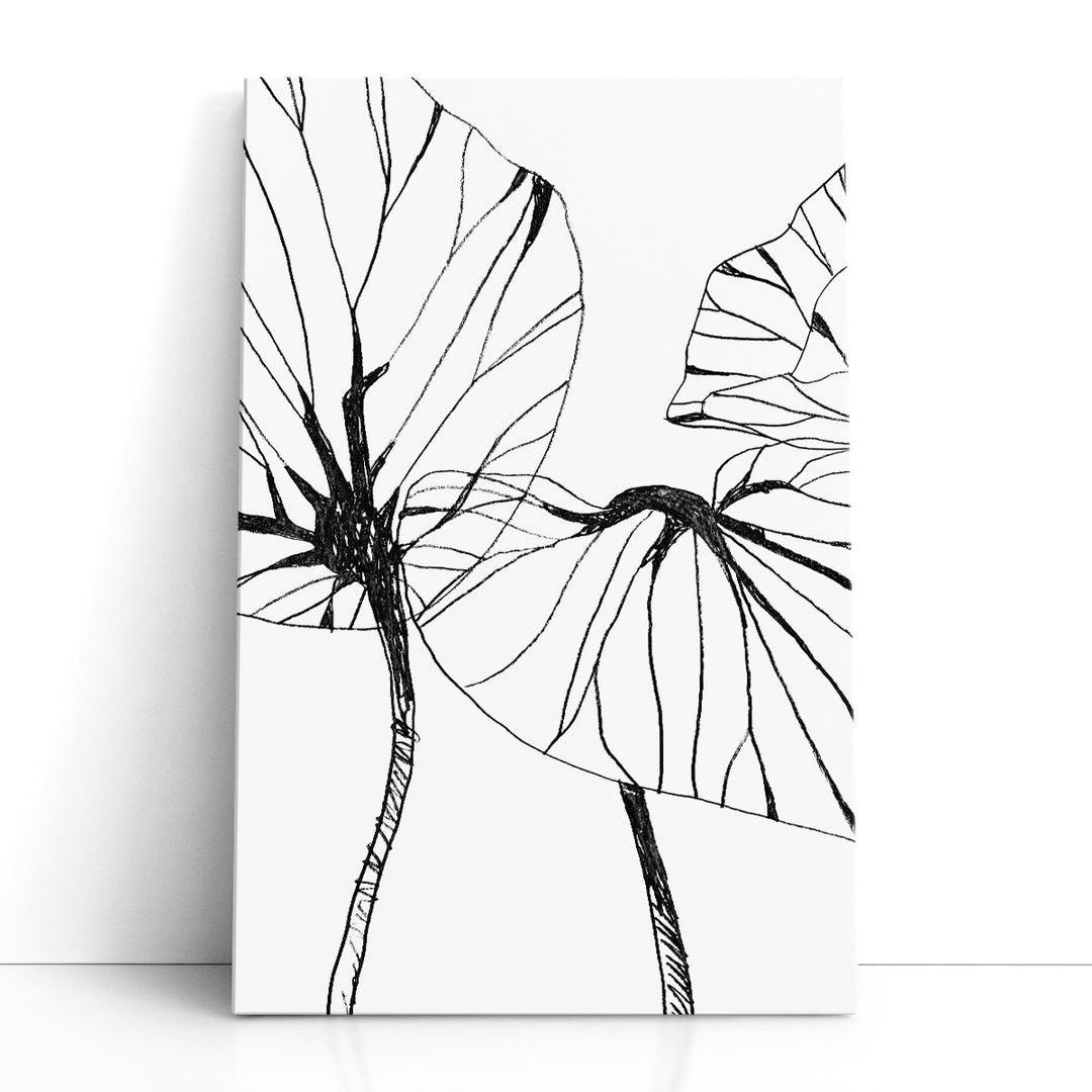 Linear Tropics I - Canvas Print Wall Art