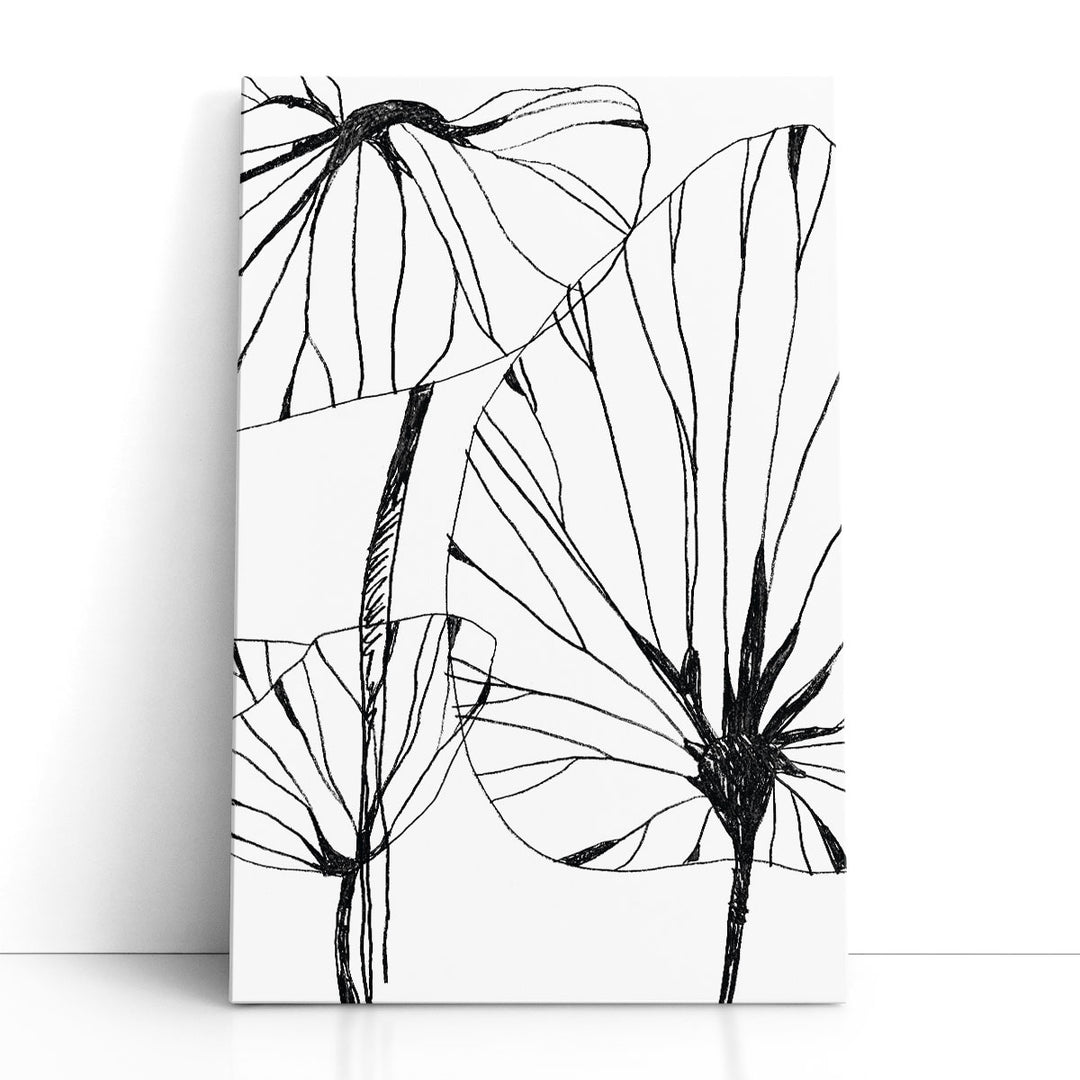 Linear Tropics IV - Canvas Print Wall Art