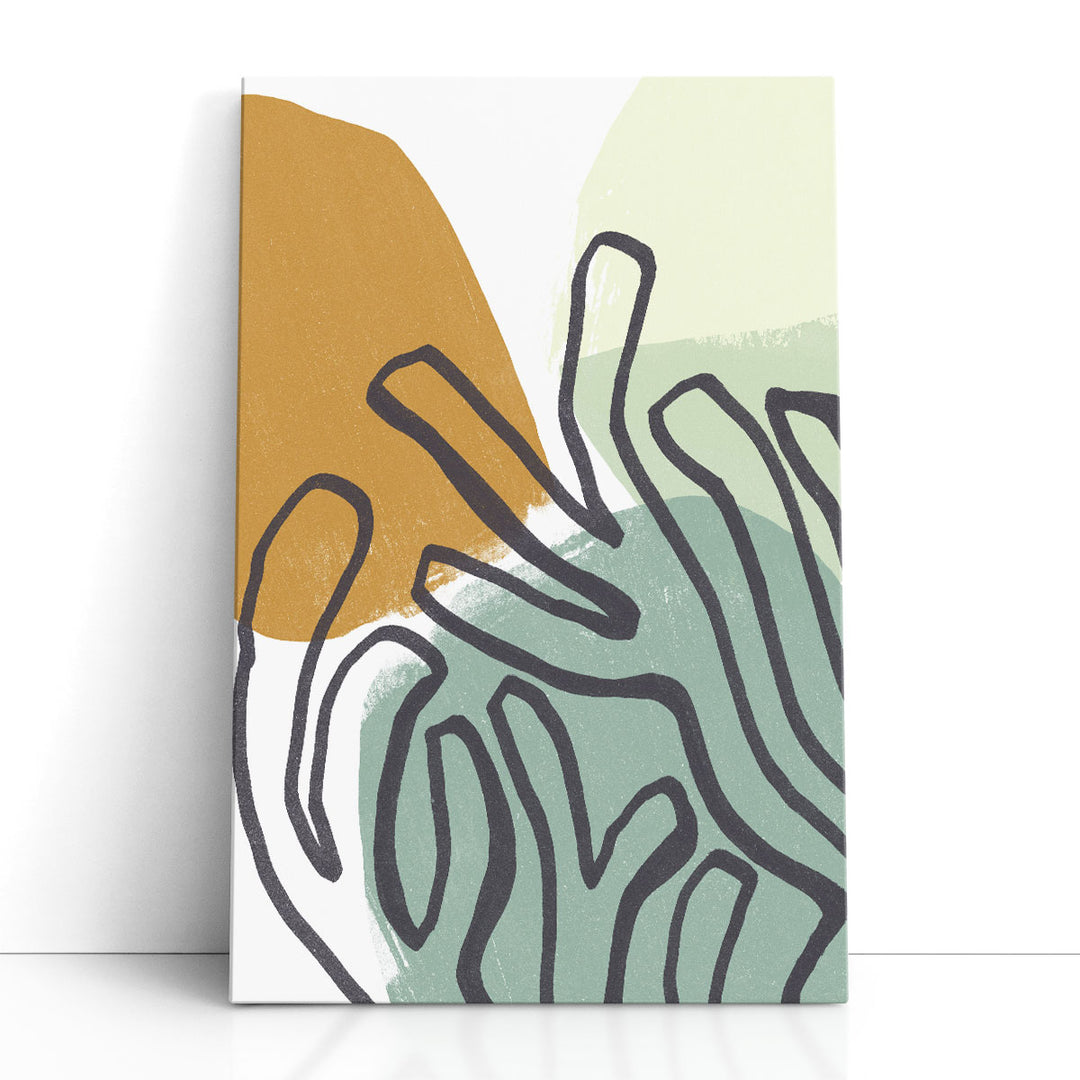 Framed Coral Wall Art detailed marine branch