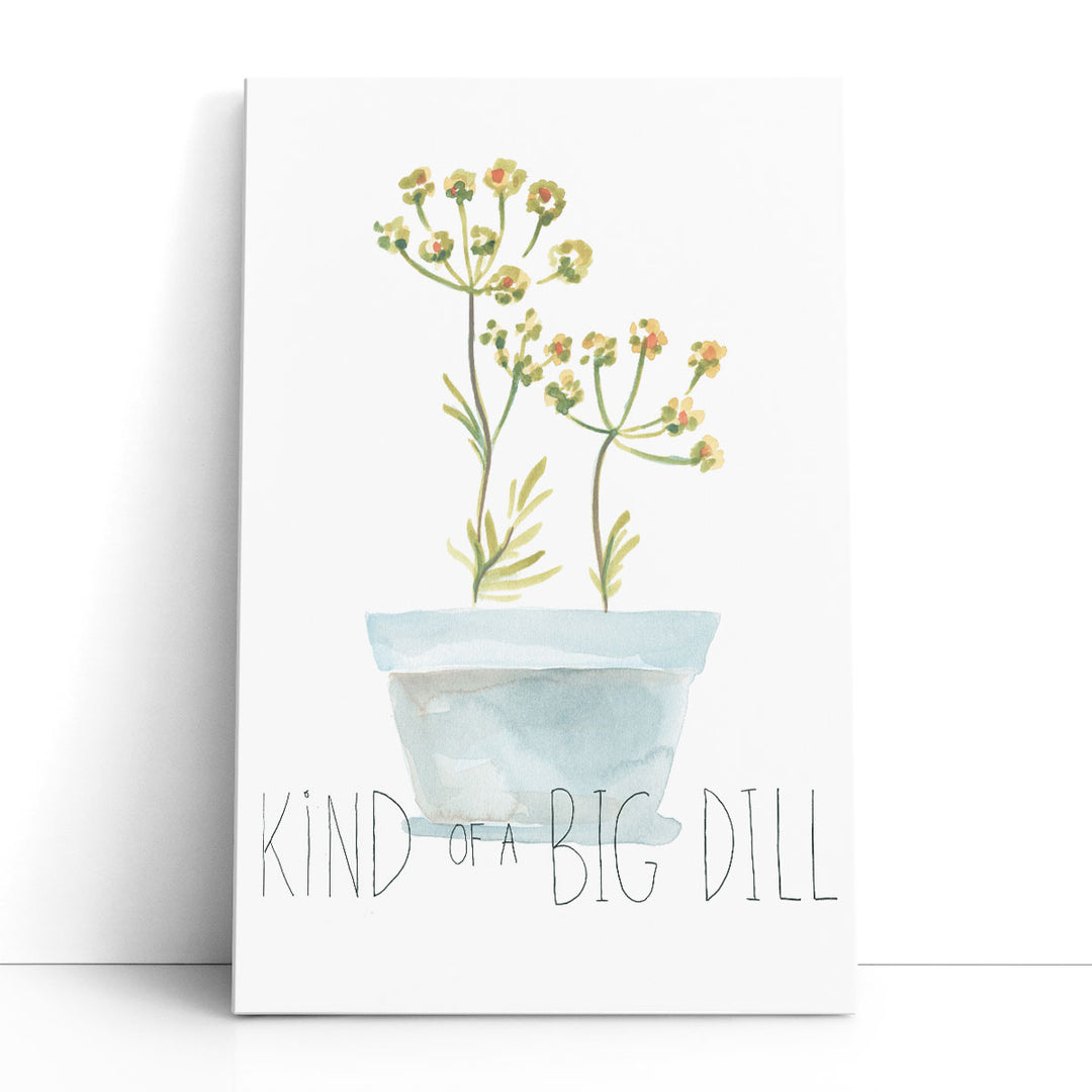 Punny Plant III - Canvas Print Wall Art