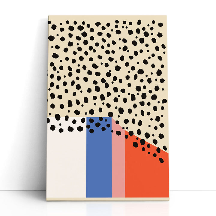 Multi Color Digital Prints on Canvas vibrant geometric design