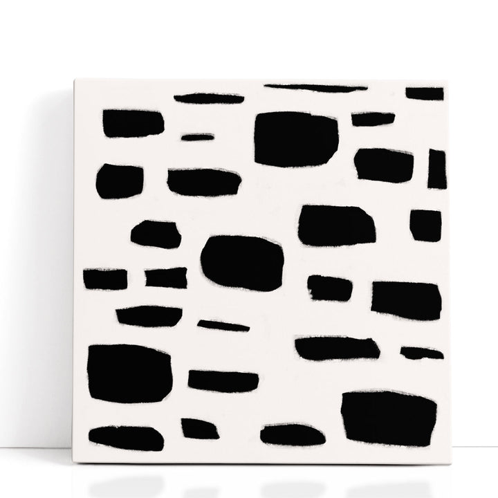 Dizziness VII Black and White - Canvas Print Wall Art