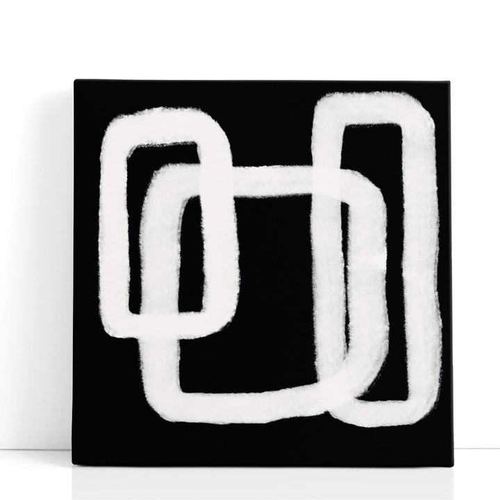 Dizziness VIII Black and White - Canvas Print Wall Art