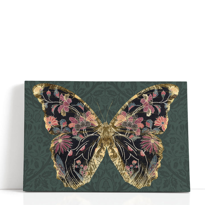 Floral Butterfly Wings I - Canvas Print Wall Art