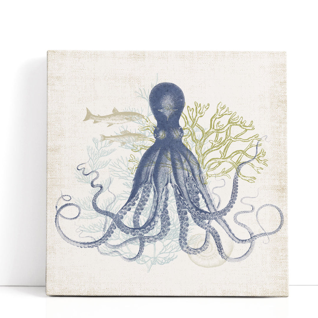 Antique Coastal Ephemera II - Canvas Print Wall Art