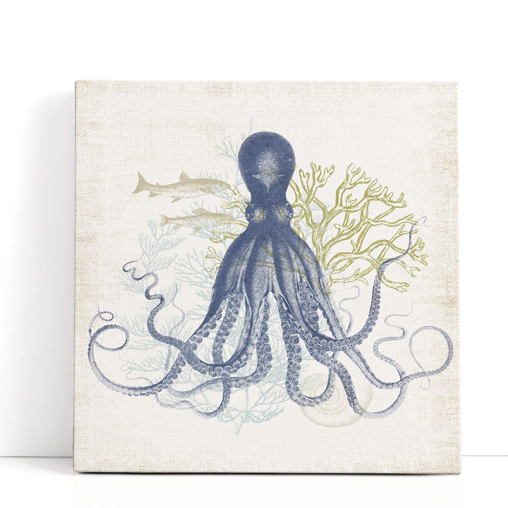 Antique Coastal Ephemera II - Canvas Print Wall Art