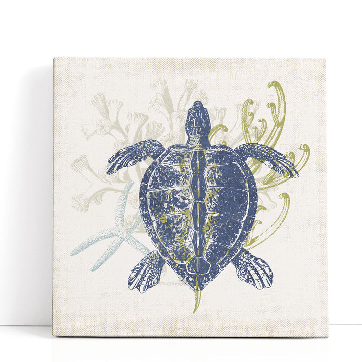 Antique Coastal Ephemera III - Canvas Print Wall Art