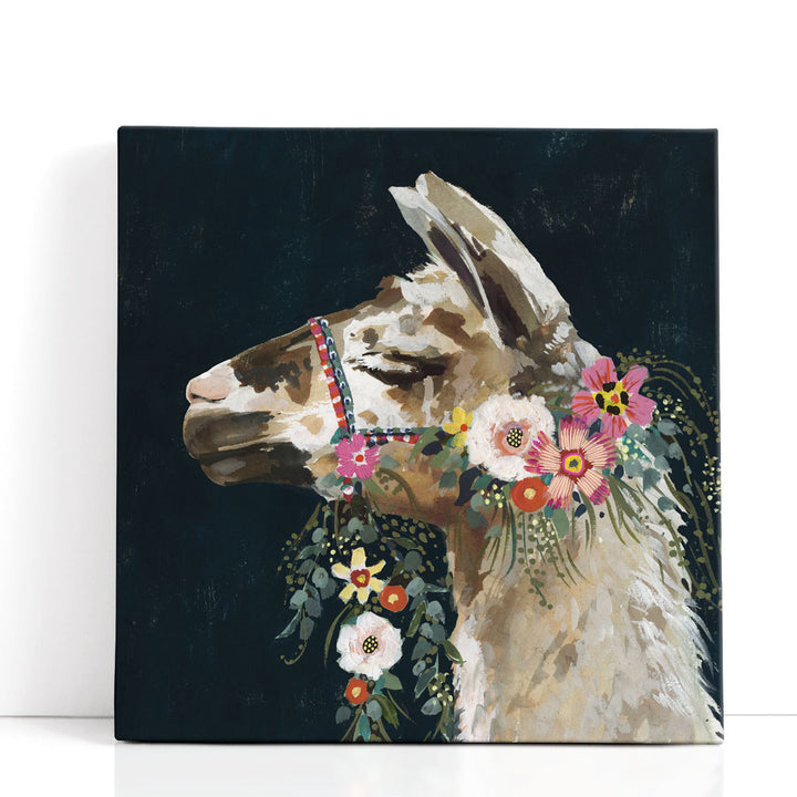 Lovely Llama II - Canvas Print Wall Art