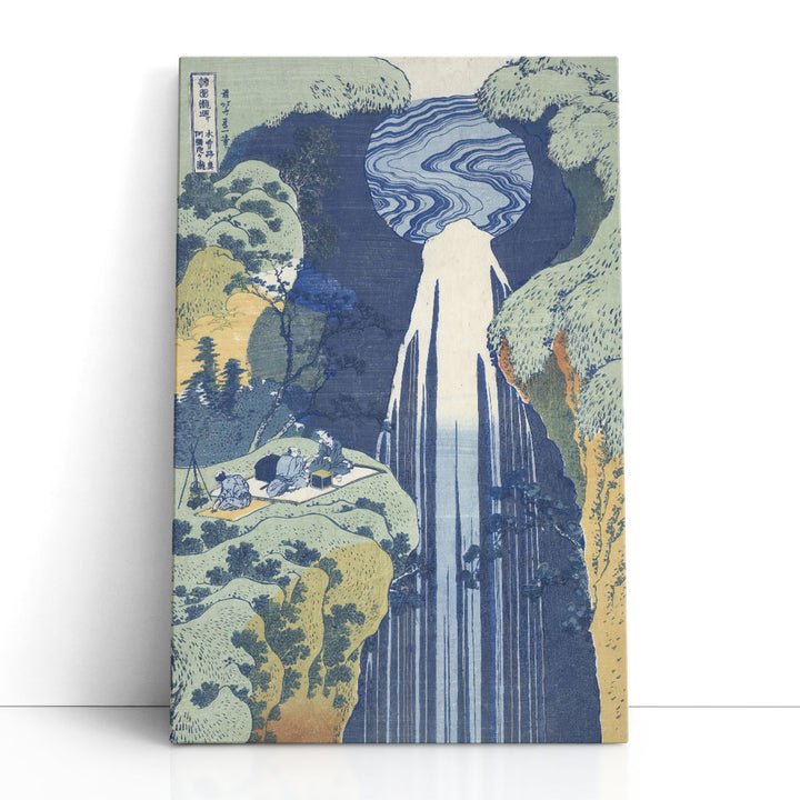 Amida Waterfall on the Kiso Highway - 'A Journey to the Waterfalls of all the Provinces' - Canvas Print Wall Art