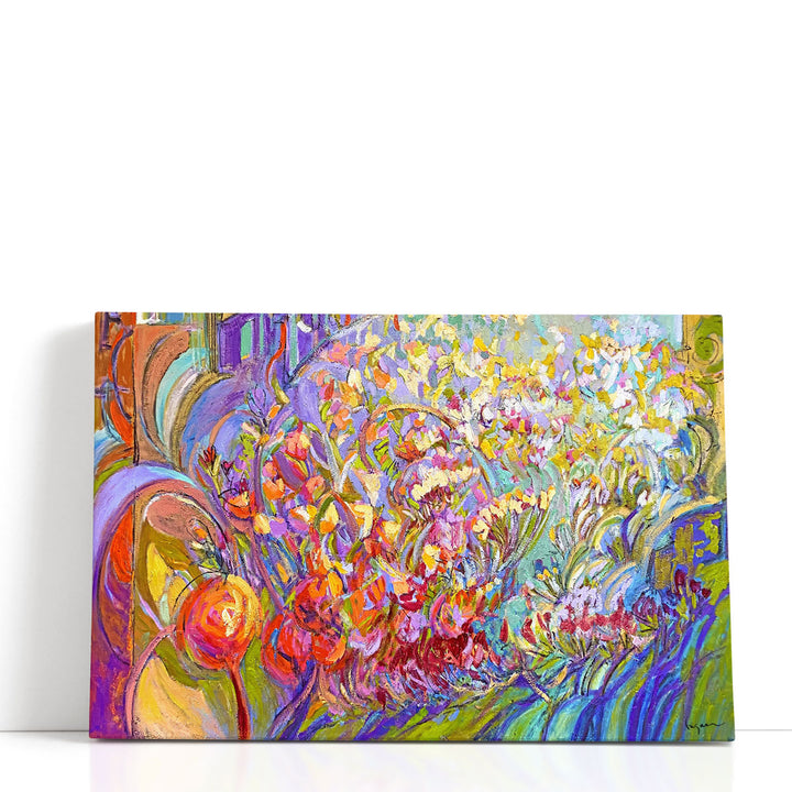 Floral Colorful Artwork vivid petal explosion