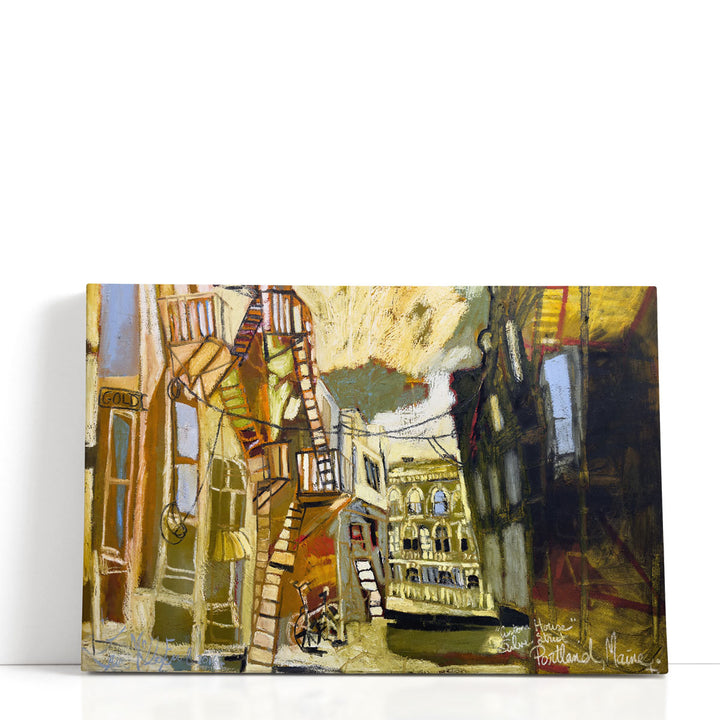 Portland Neighborhood III - Canvas Print Wall Art