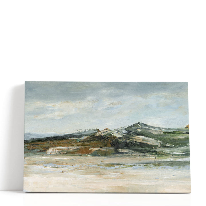 Neutral abstract wall art with soft tones