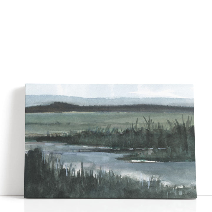 Landscape canvas art with serene natural scenes