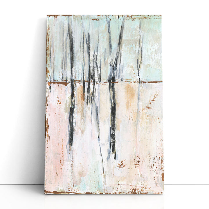 Woodland Wall Art – soft abstract forest-inspired brushwork