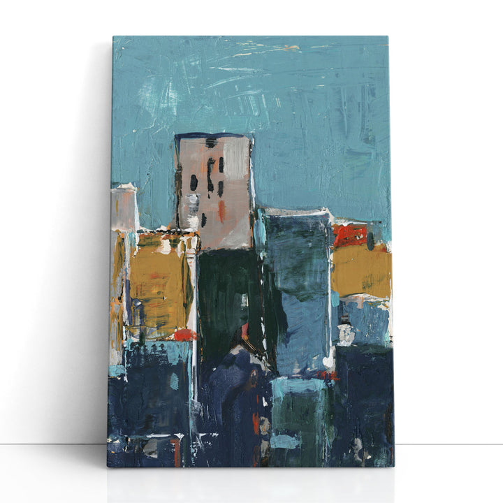 Primary City II - Canvas Print Wall Art
