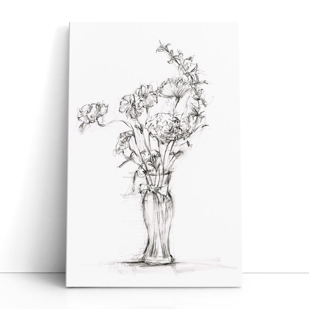 Wild Bouquet Study I - Canvas Print Wall Art