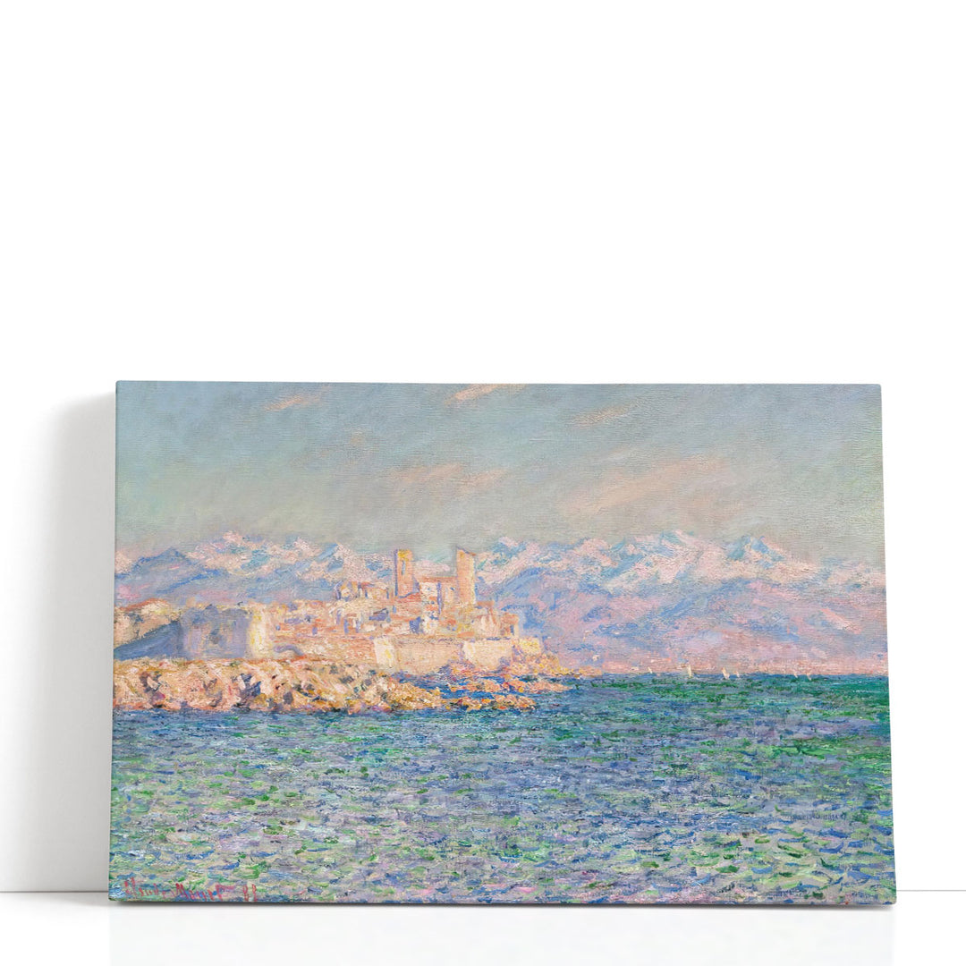 Scenic Mountain Canvas Art – soft misty ridge painting