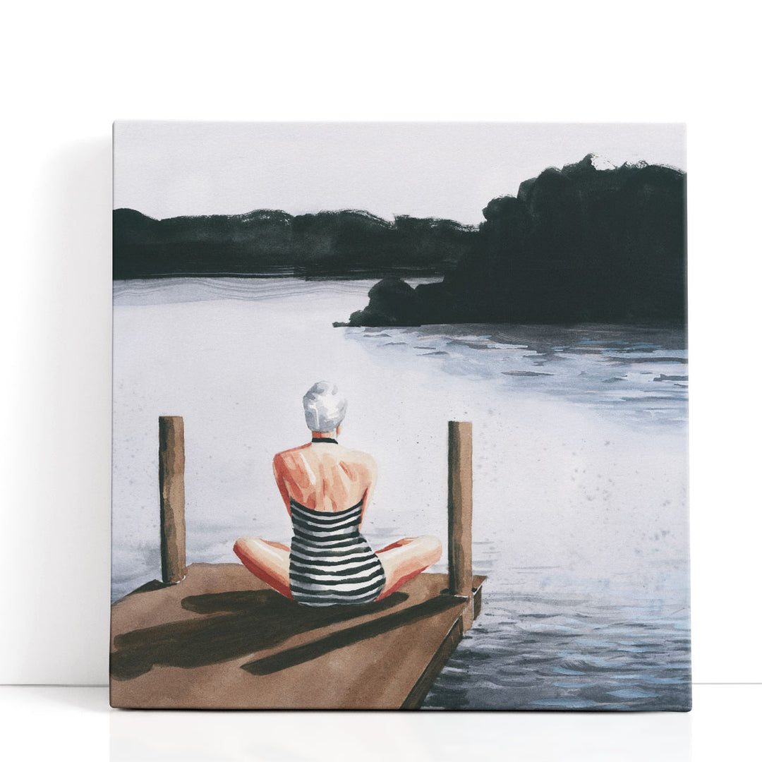 Long Shadow Lake I - Canvas Print Wall Art