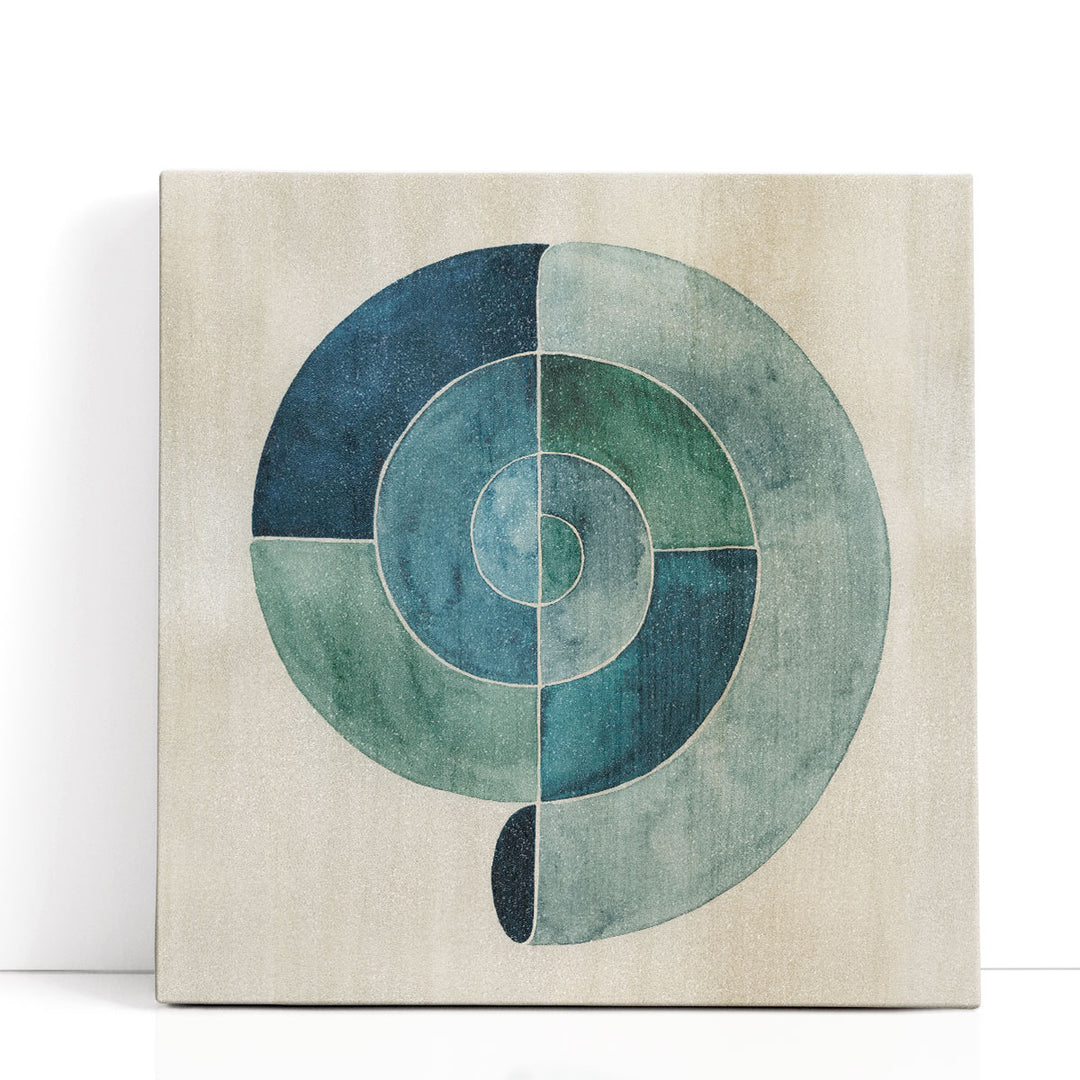 Simplified Nautilus II - Canvas Print Wall Art
