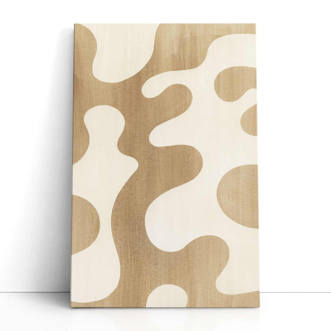 Sienna Ripples I - Canvas Print Wall Art