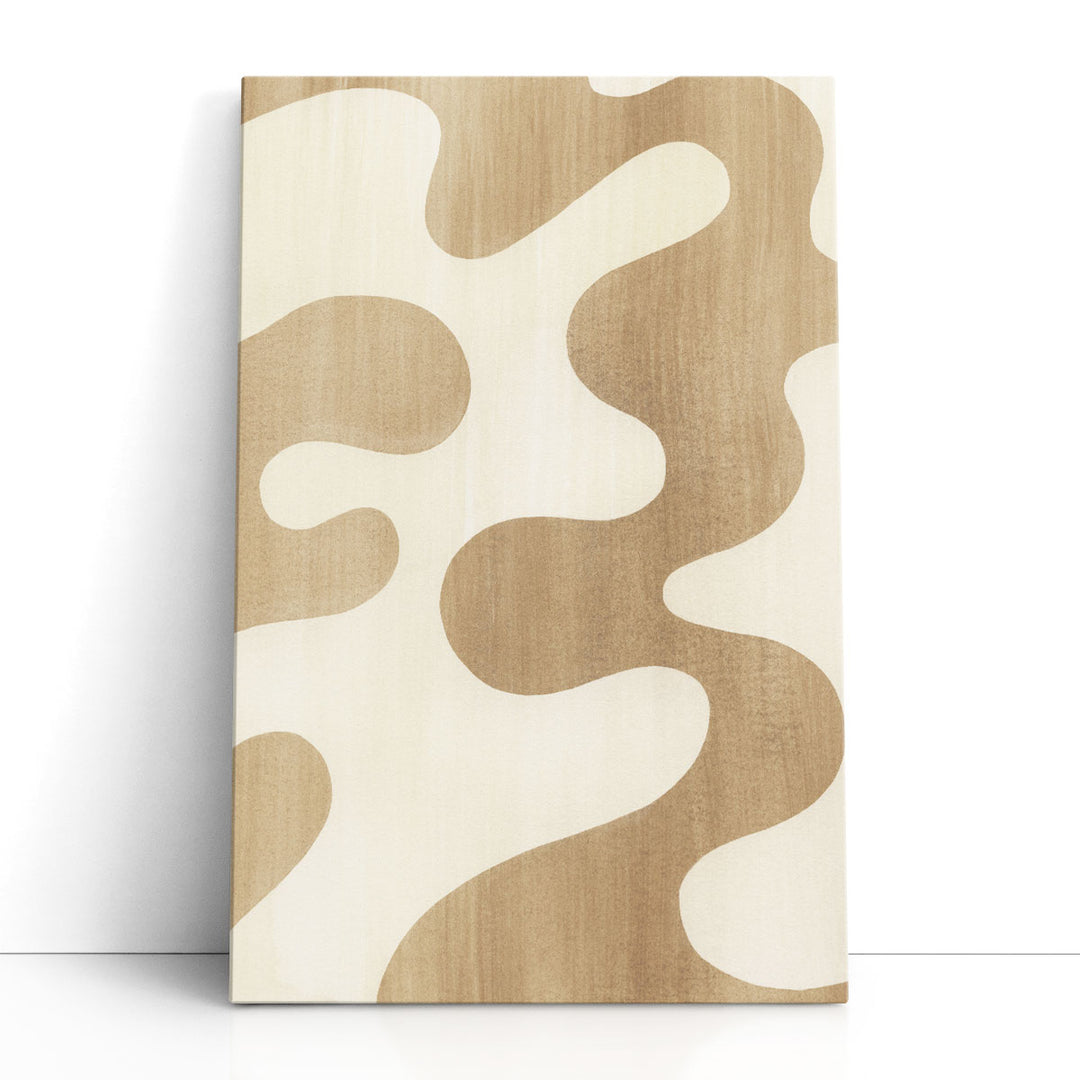 Sienna Ripples II - Canvas Print Wall Art