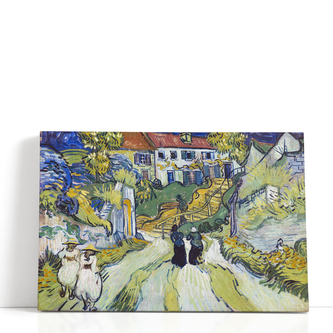 Stairway at Auvers, 1890 - Canvas Print Wall Art