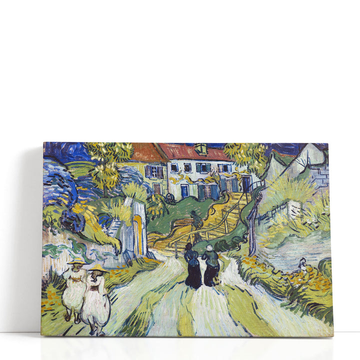 Stairway at Auvers, 1890 - Canvas Print Wall Art