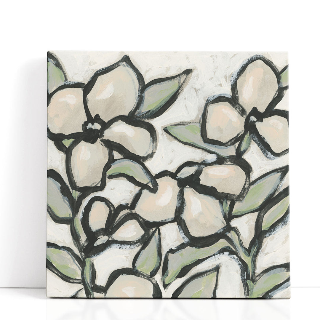 Ice Flowers II - Canvas Print Wall Art