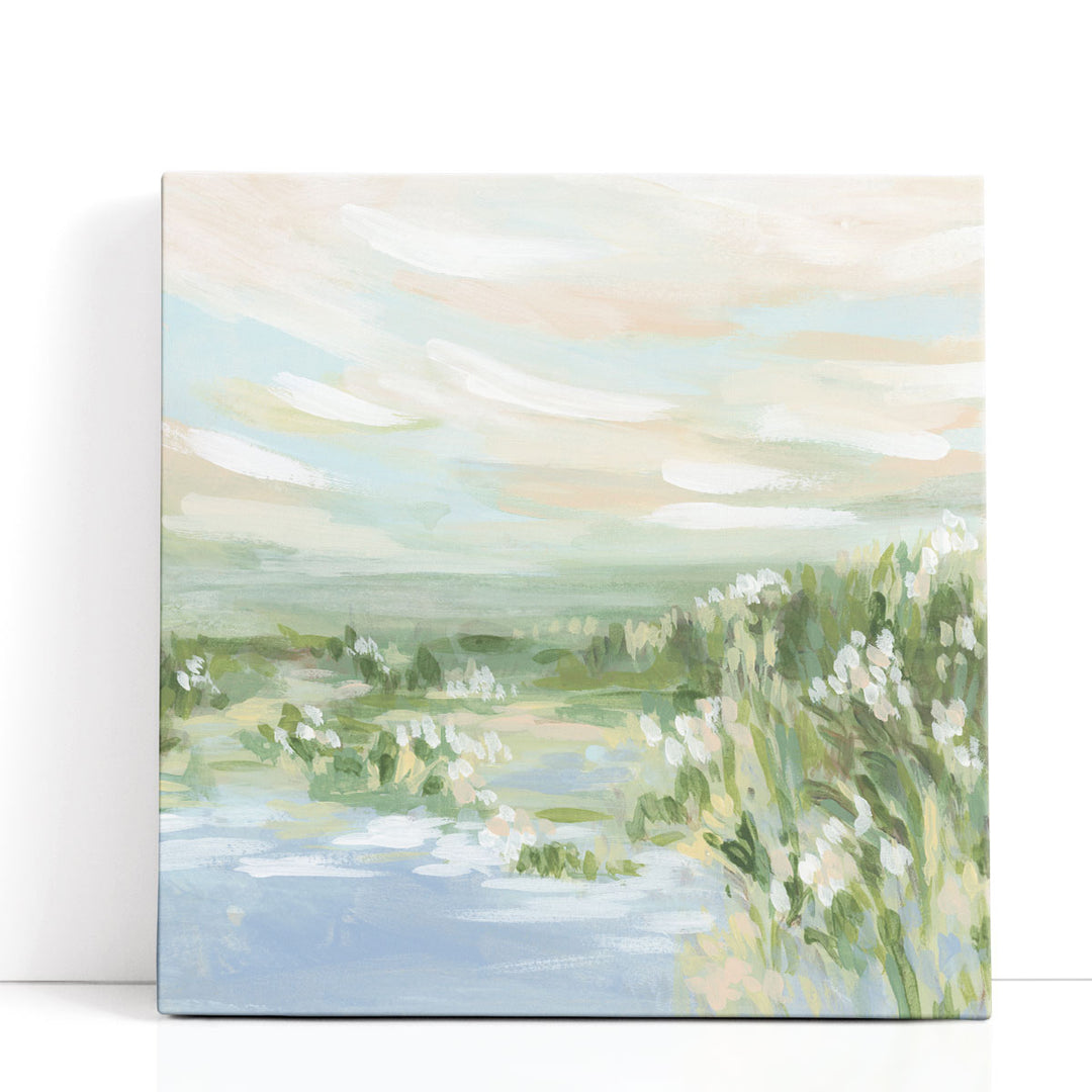 Meadow River Bank II - Canvas Print Wall Art