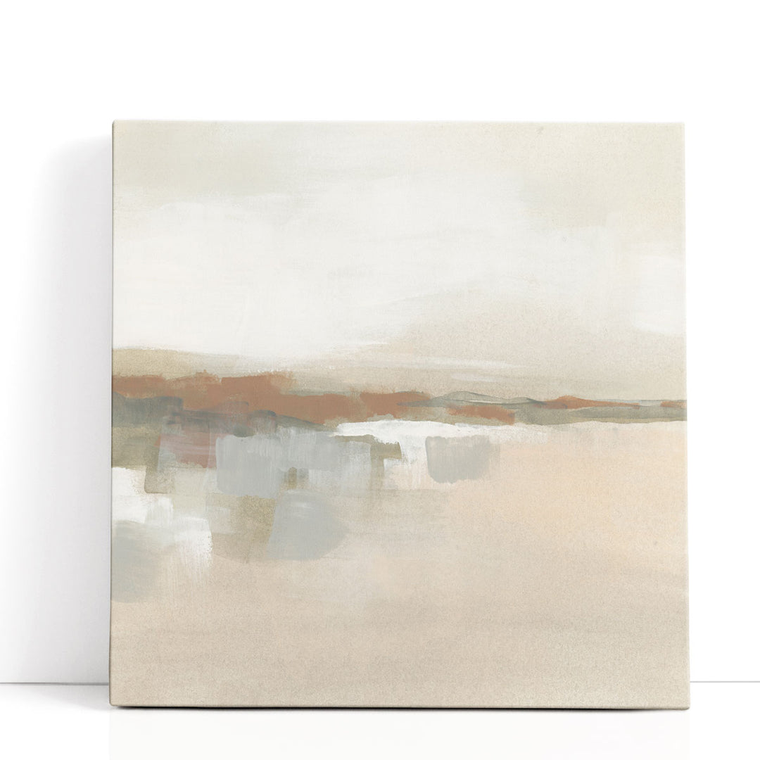 Abstract canvas prints with coastal design